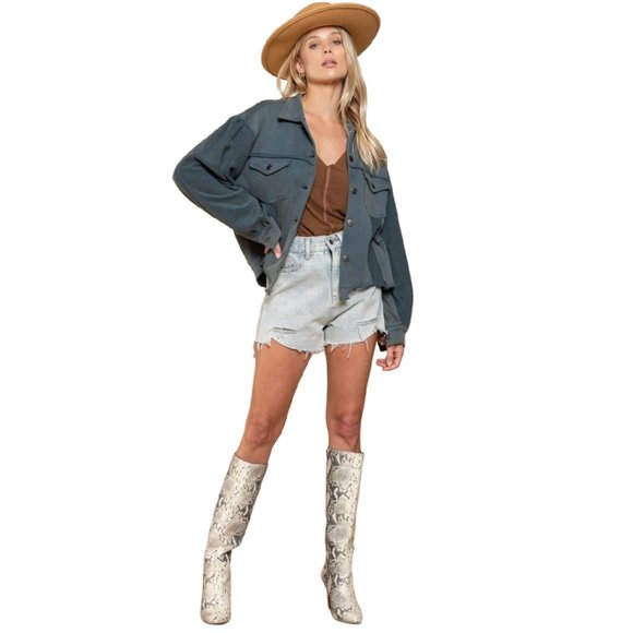 POL Clothing French Terry Jacket with Unique and Fun Vibe! - Picture 2 of 7